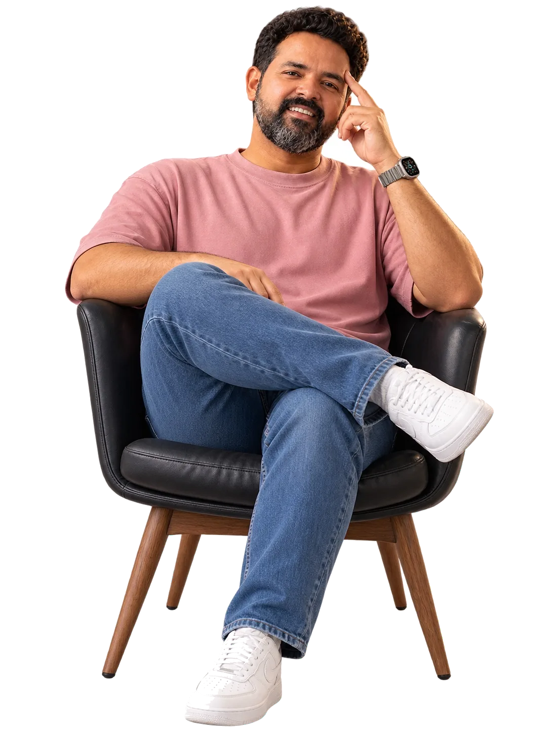 Moustafa ElSayed seated in strategy mode
